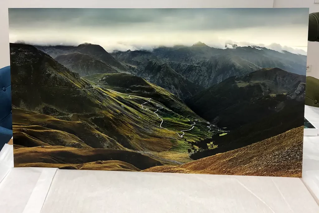 Alu-Dibond Print, Col de la Bonette