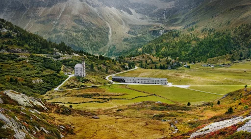 Simplon Pass, altes Spittel, Schweiz